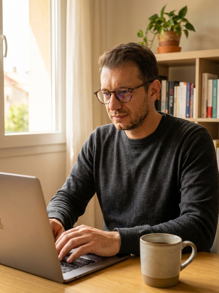 Andi working on the Spireflex Protocol