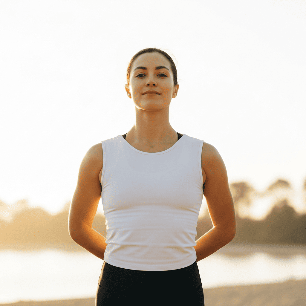 Strong, aligned posture