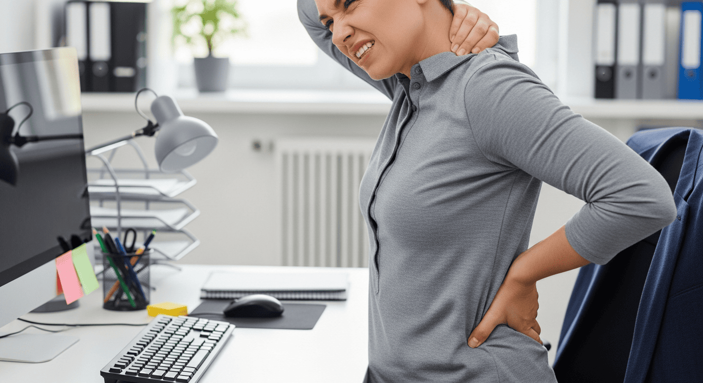 Poor posture and body misalignment